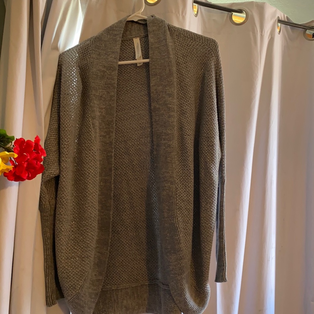 Aeropostale oversized grey cardigan